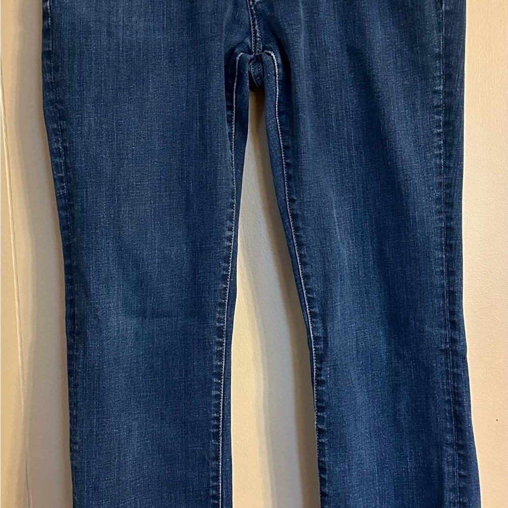 Warp + Weft Dark Blue Straight Leg Jeans - Picture 2 of 5